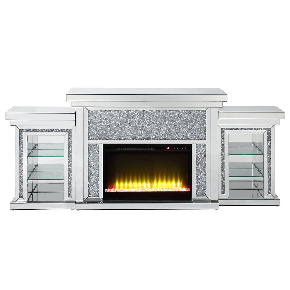 ACME AC00524 Noralie Fireplace with Firecore with Led  2