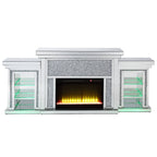 ACME AC00524 Noralie Fireplace with Firecore with Led  5
