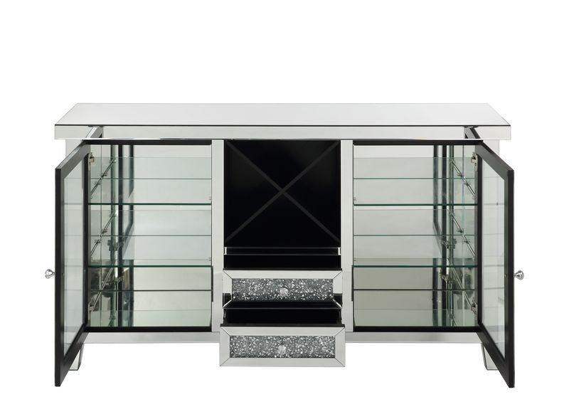 ACME AC00525 Noralie Wine Cabinet with Led  10