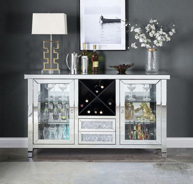 ACME AC00525 Noralie Wine Cabinet with Led