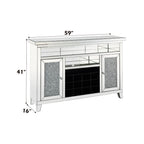 ACME AC00526 Noralie Wine Cabinet with Led  1