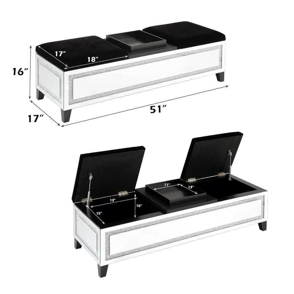 ACME AC00533 Noralie Bench with Storage  2