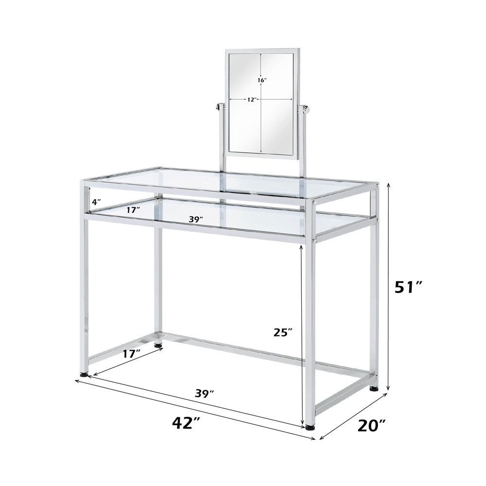 ACME AC00666 Coleen Vanity Set  6