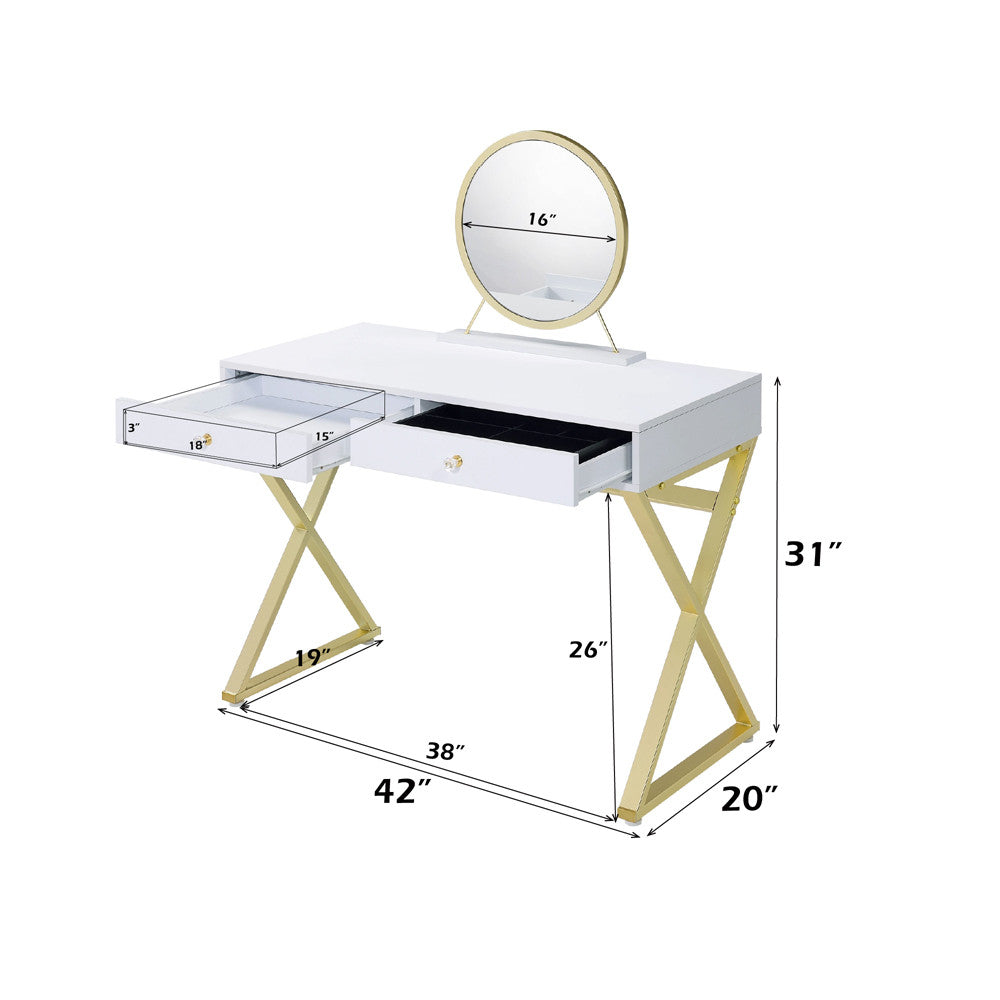 ACME AC00667 Coleen Vanity Set  6