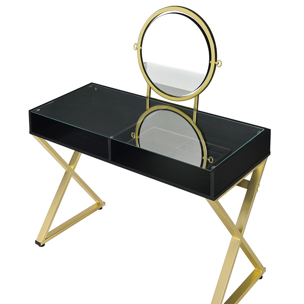 ACME AC00669 Coleen Vanity Set with Jewelry Box  3