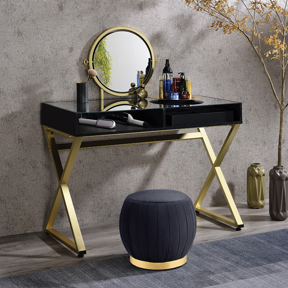 ACME AC00669 Coleen Vanity Set with Jewelry Box  4