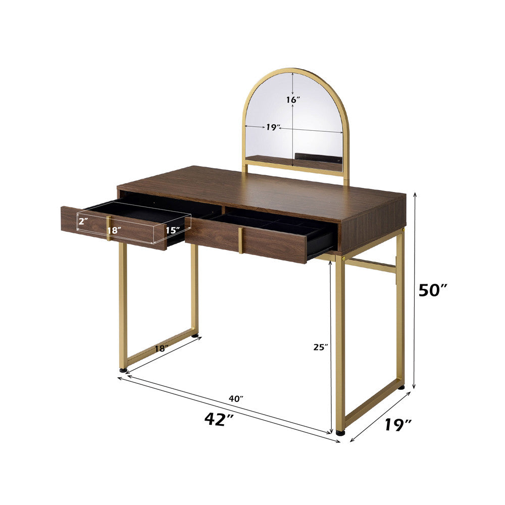 ACME AC00670 Coleen Vanity Set with Jewelry Box  5