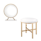 ACME AC00723 Midriaks Vanity Mirror & Stool  1