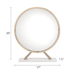 ACME AC00723 Midriaks Vanity Mirror & Stool  2