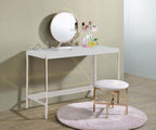 ACME AC00723 Midriaks Vanity Mirror & Stool