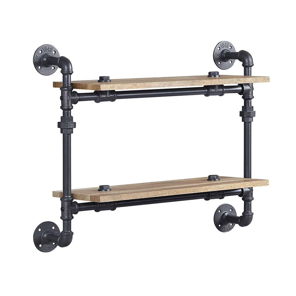 ACME AC00735 Brantley Wall Rack with 2 Shelves  1