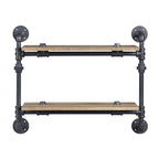 ACME AC00735 Brantley Wall Rack with 2 Shelves  2