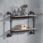 ACME AC00735 Brantley Wall Rack with 2 Shelves