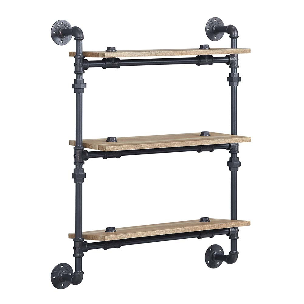 ACME AC00736 Brantley Wall Rack with 3 Shelves  1