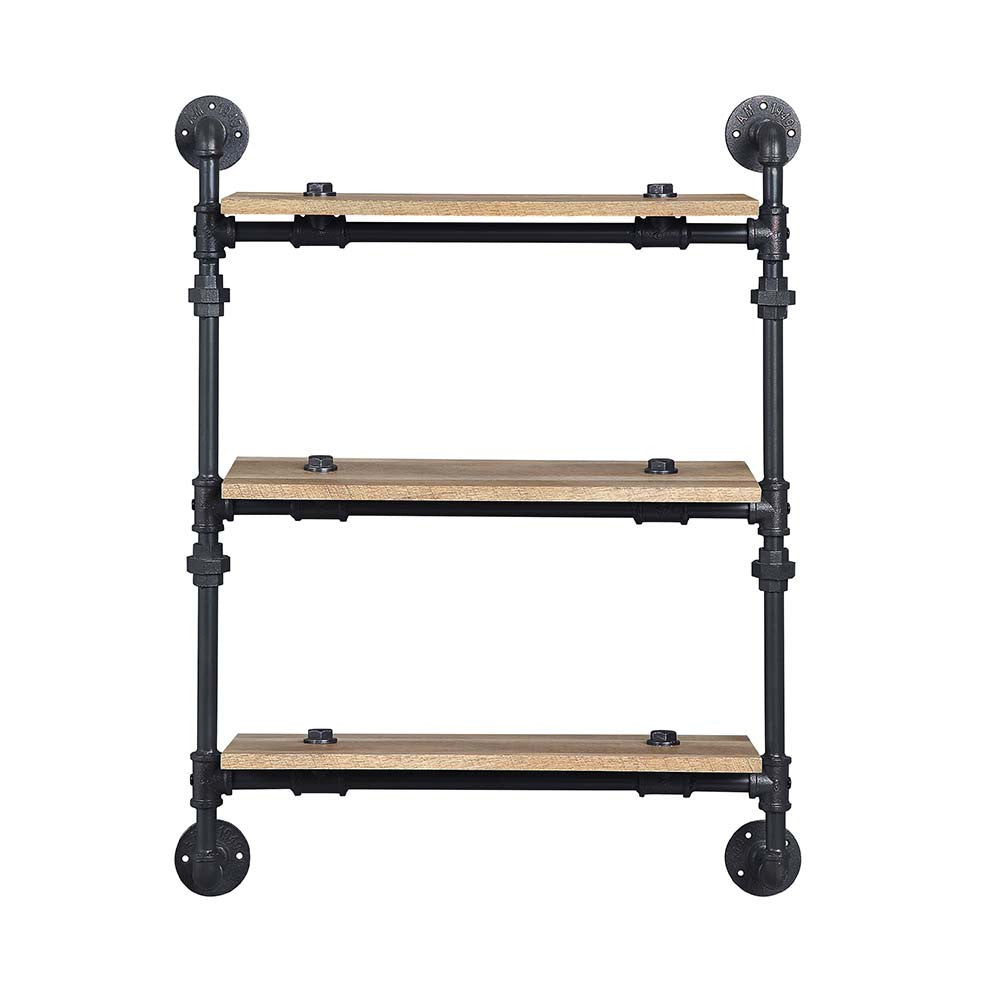 ACME AC00736 Brantley Wall Rack with 3 Shelves  2