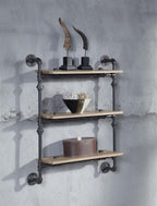 ACME AC00736 Brantley Wall Rack with 3 Shelves