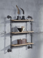 ACME AC00736 Brantley Wall Rack with 3 Shelves
