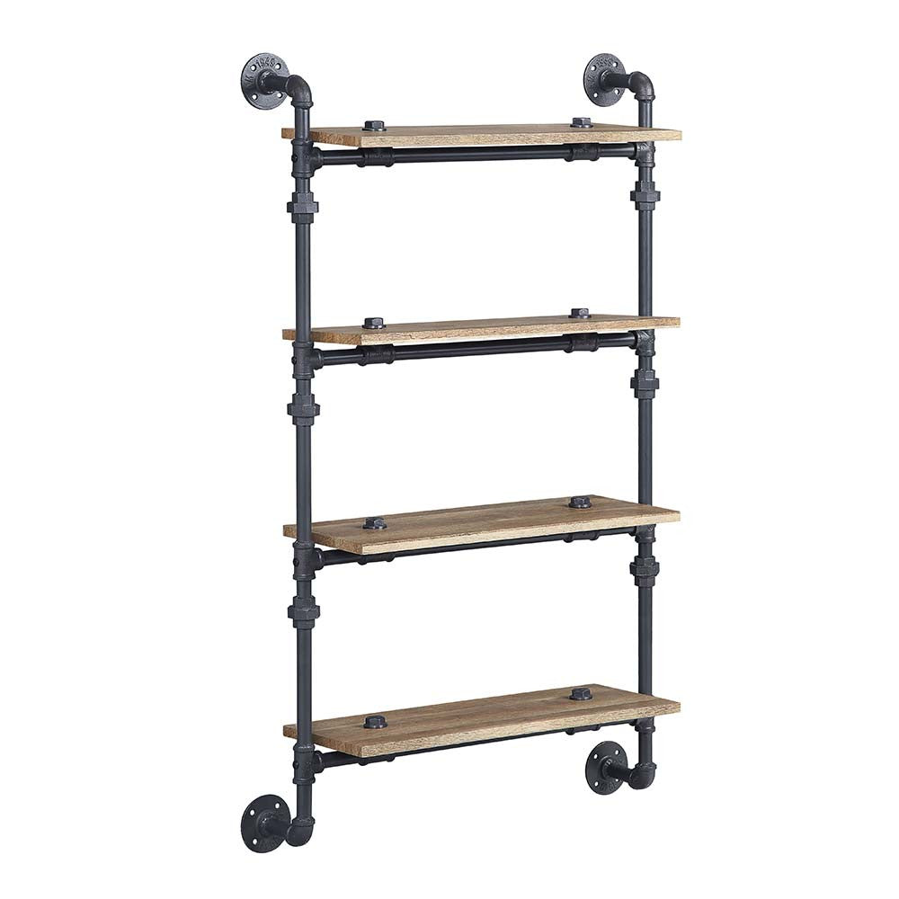 ACME AC00737 Brantley Wall Rack with 4 Shelves  1