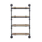 ACME AC00737 Brantley Wall Rack with 4 Shelves  2