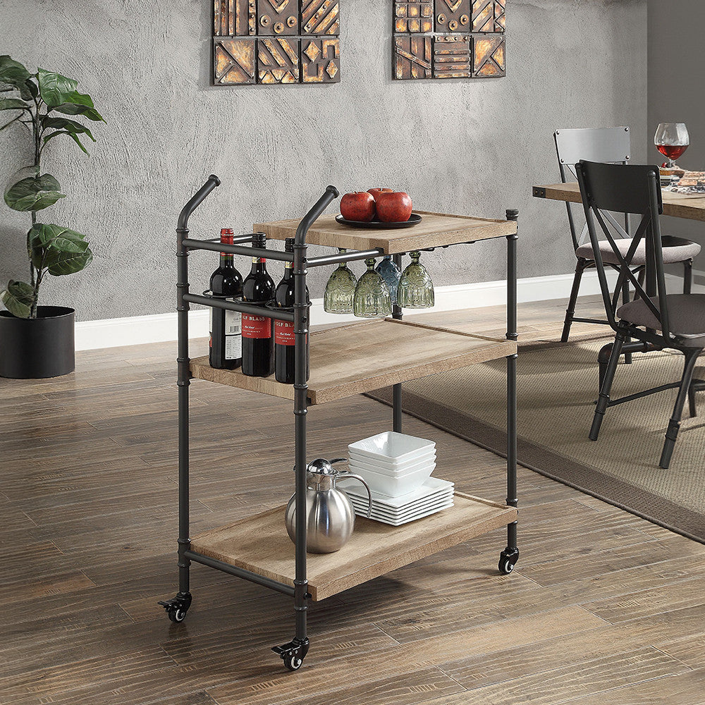 ACME AC00754 Brantley Serving Cart  6