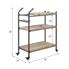 ACME AC00754 Brantley Serving Cart  4