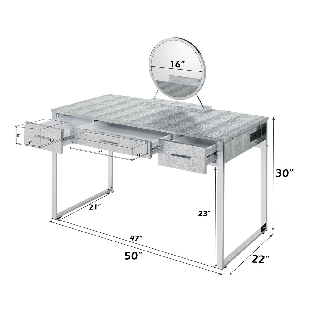ACME AC00840 Myles Chrome Vanity Set  6