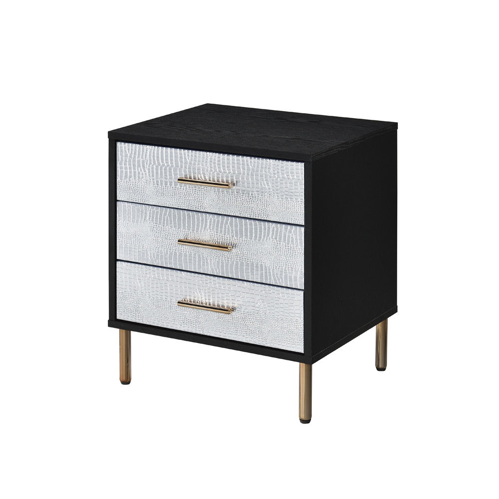 ACME AC00842 Myles Black Nightstand  1