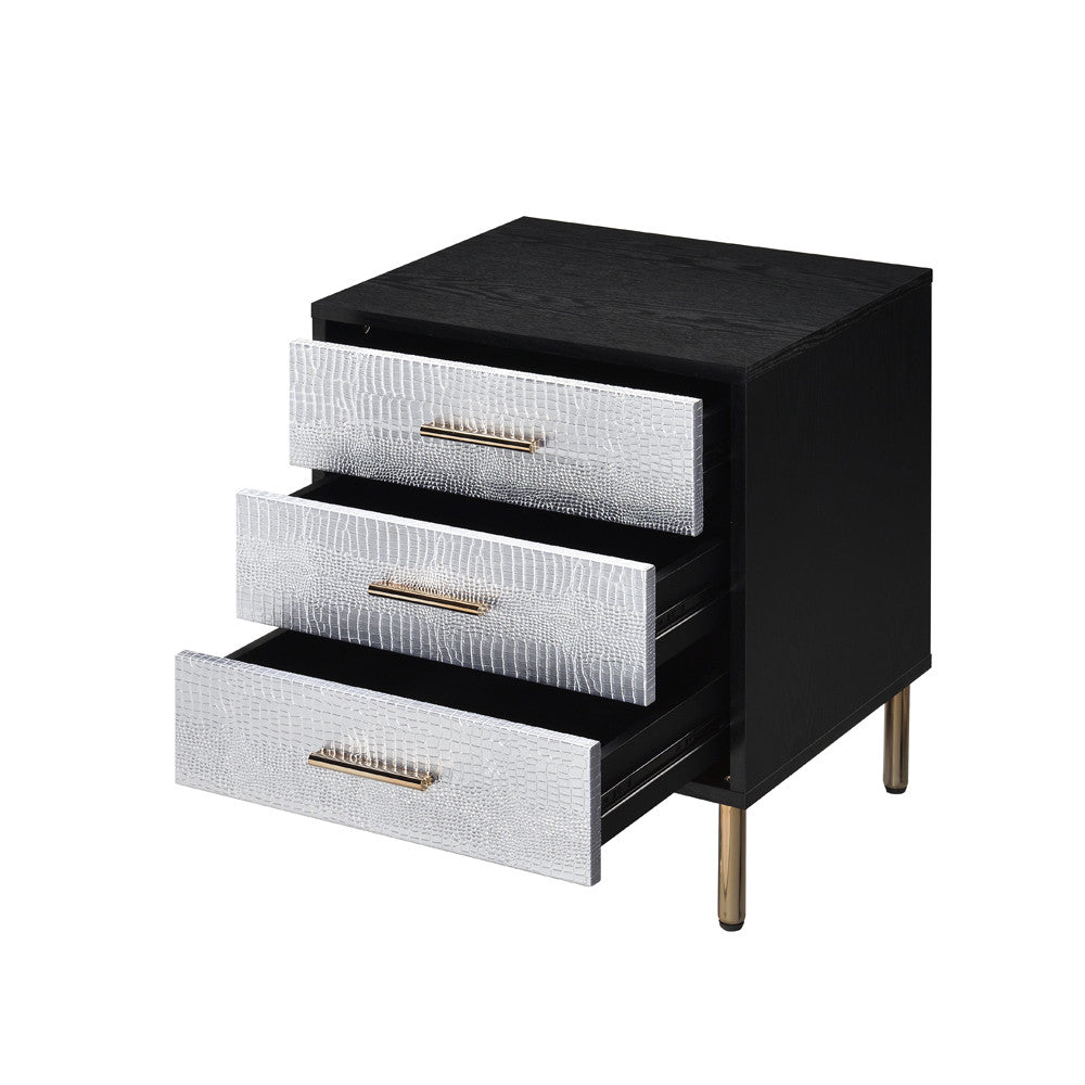 ACME AC00842 Myles Black Nightstand  3