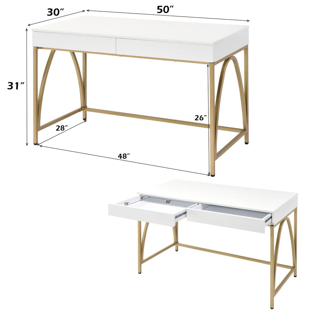 ACME AC00900 Lightmane Vanity Desk  6