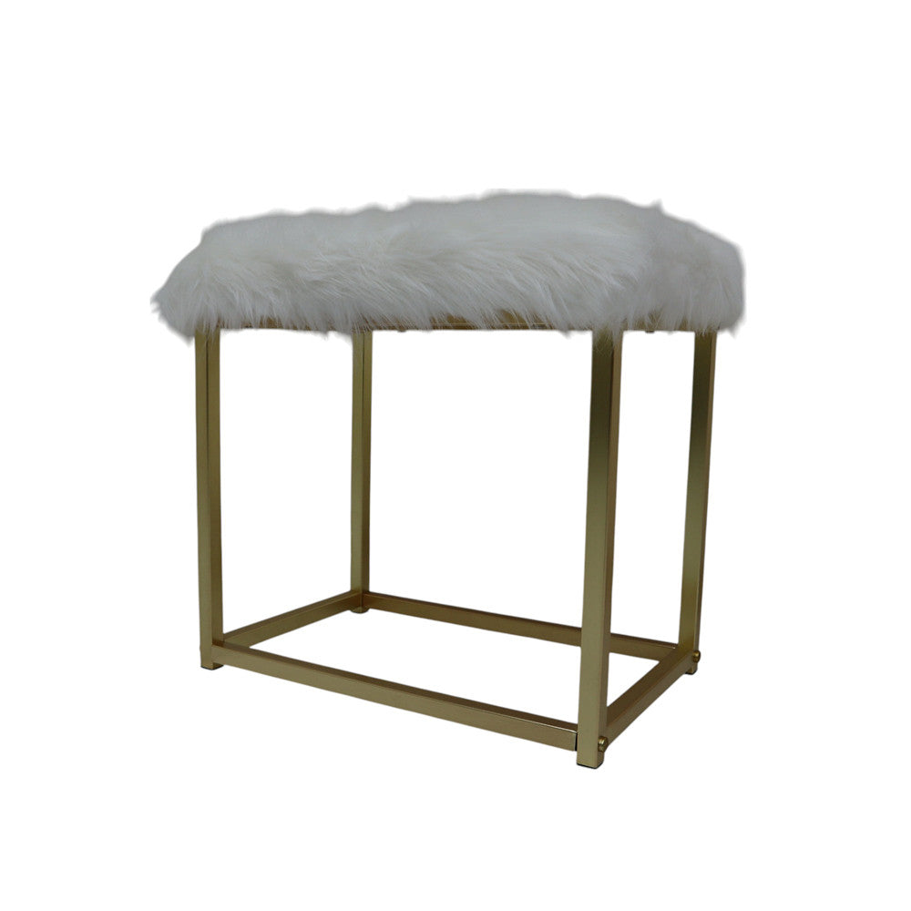 ACME AC00931 Adao Vanity Mirror and Stool  2