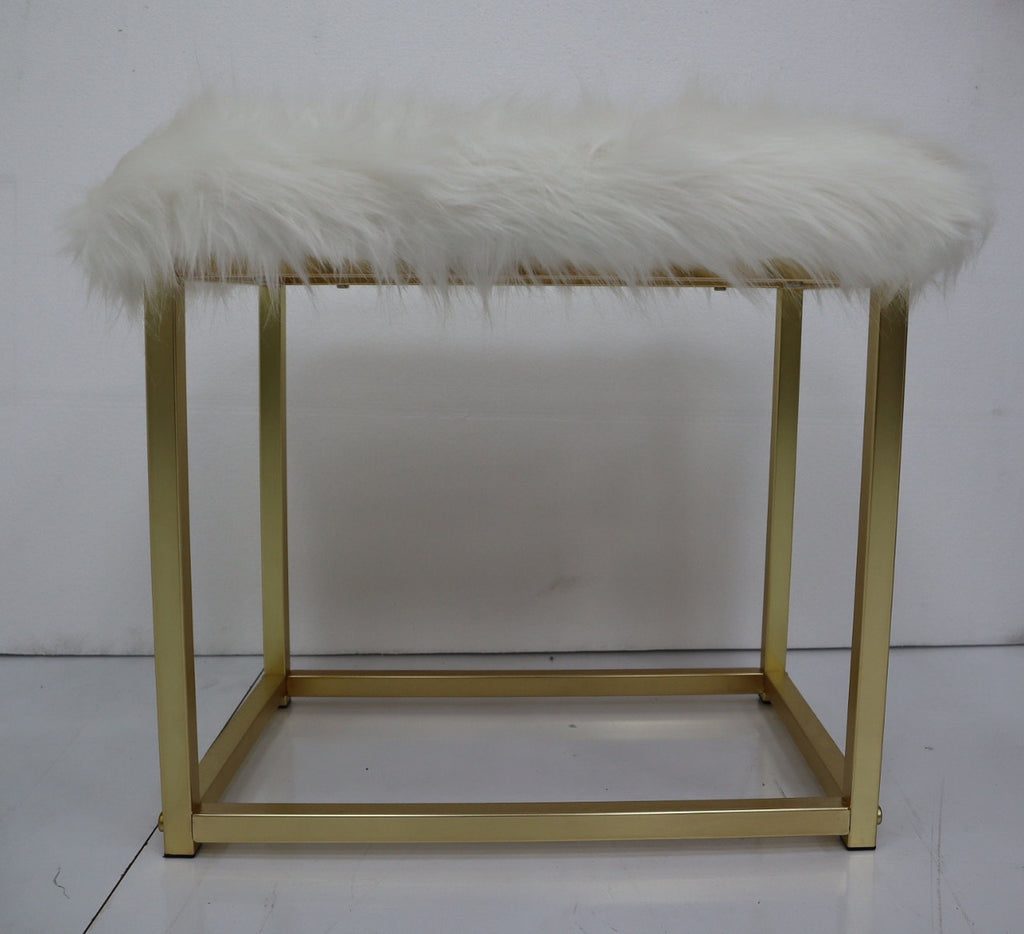 ACME AC00931 Adao Vanity Mirror and Stool  4