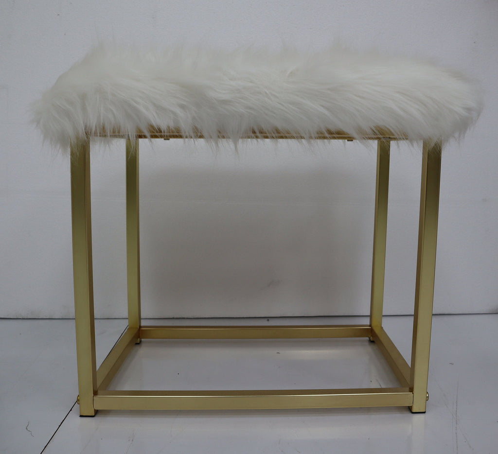 ACME AC00932 Adao Vanity Mirror and Stool  5