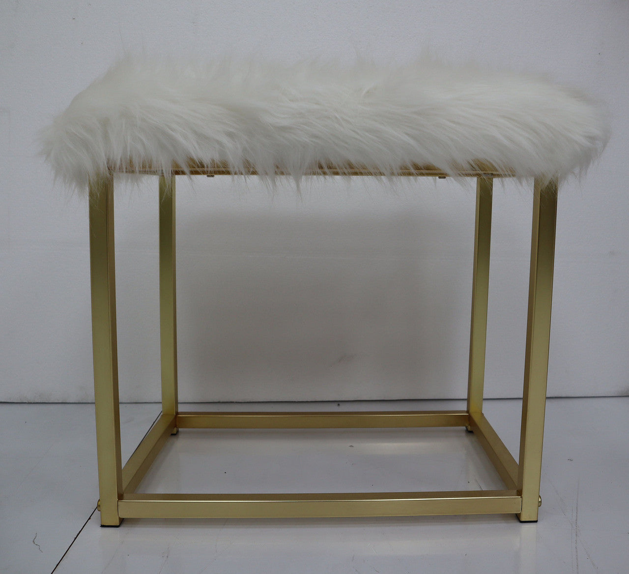 ACME AC00932 Adao Vanity Mirror and Stool  5