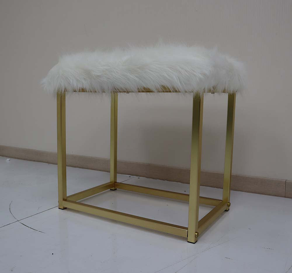 ACME AC00934 Adao Vanity Mirror and Stool  3