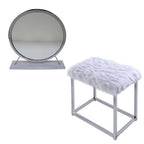 ACME AC00935 Adao Vanity Mirror and Stool