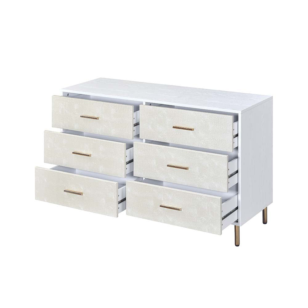ACME AC00960 Myles White Dresser  3