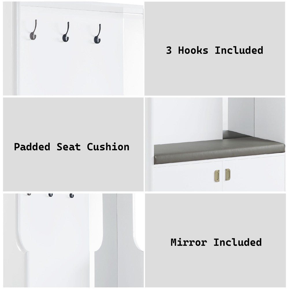 ACME AC01030 Buck II Hallway Cabinet  6
