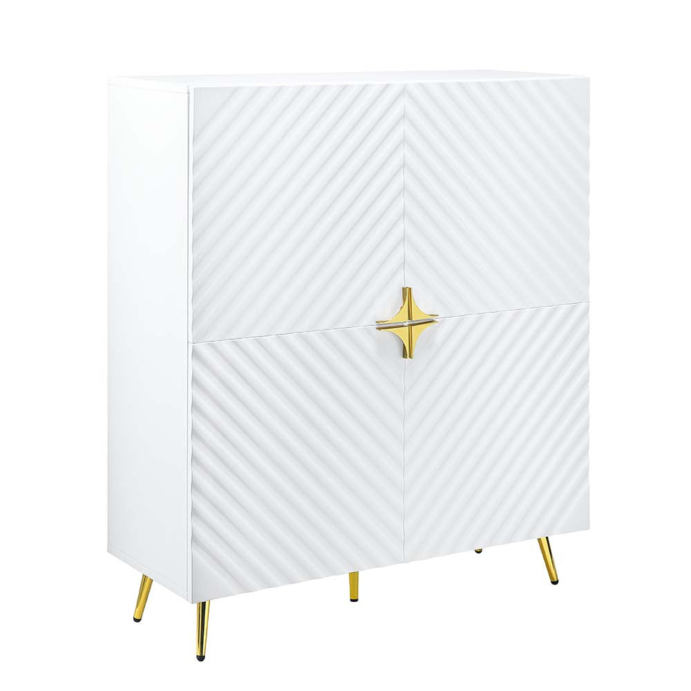 ACME AC01031 Gaines White Console Table  1