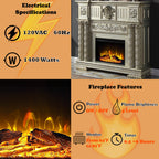 ACME AC01311 Vendom Fireplace  2
