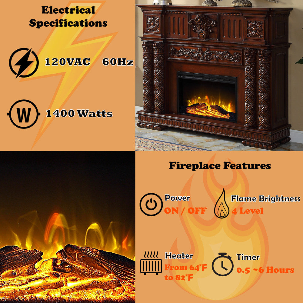 ACME AC01312 Vendom Fireplace  6