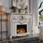 ACME AC01345 Picardy Antique Pearl Fireplace