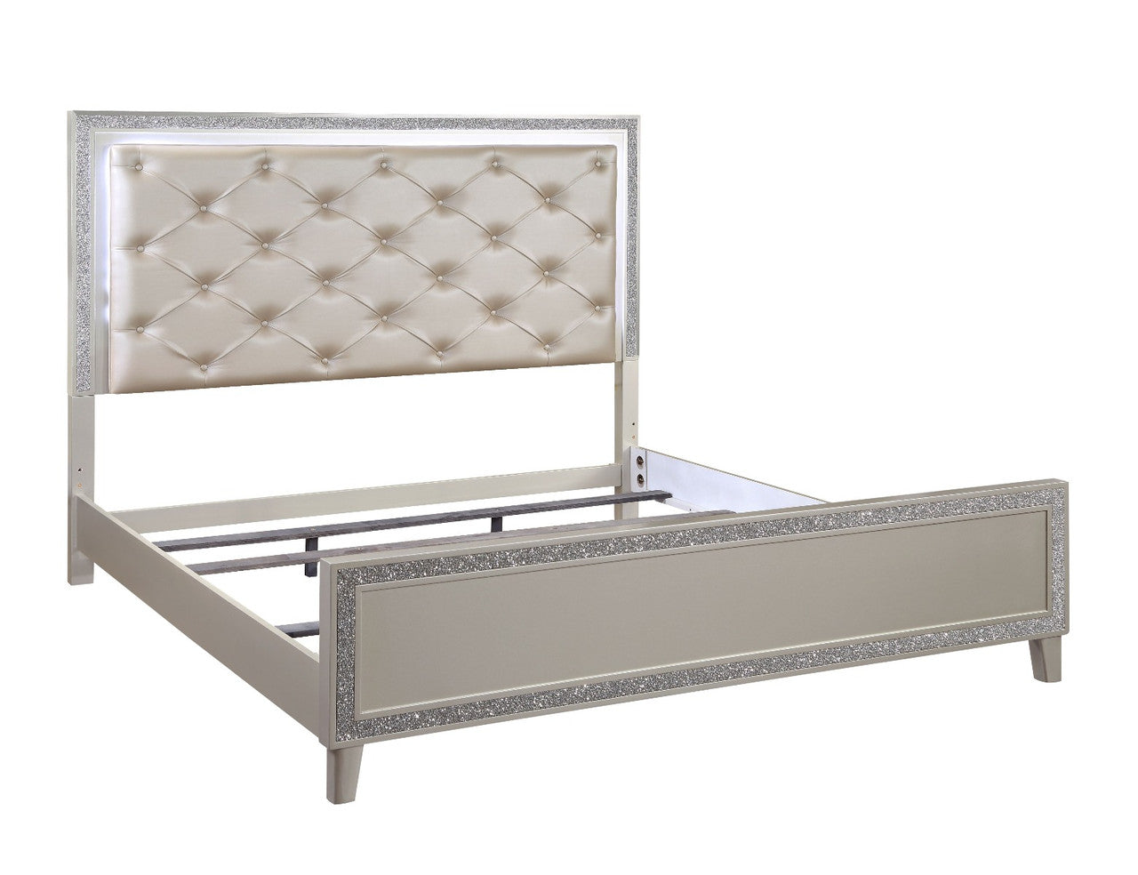 ACME BD00238EK Sliverfluff Eastern King Bed  6