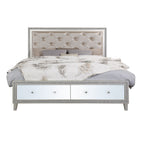 ACME BD00241EK Sliverfluff Eastern King Bed with Storages  2