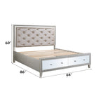 ACME BD00242Q Sliverfluff Queen Bed with Storages  7