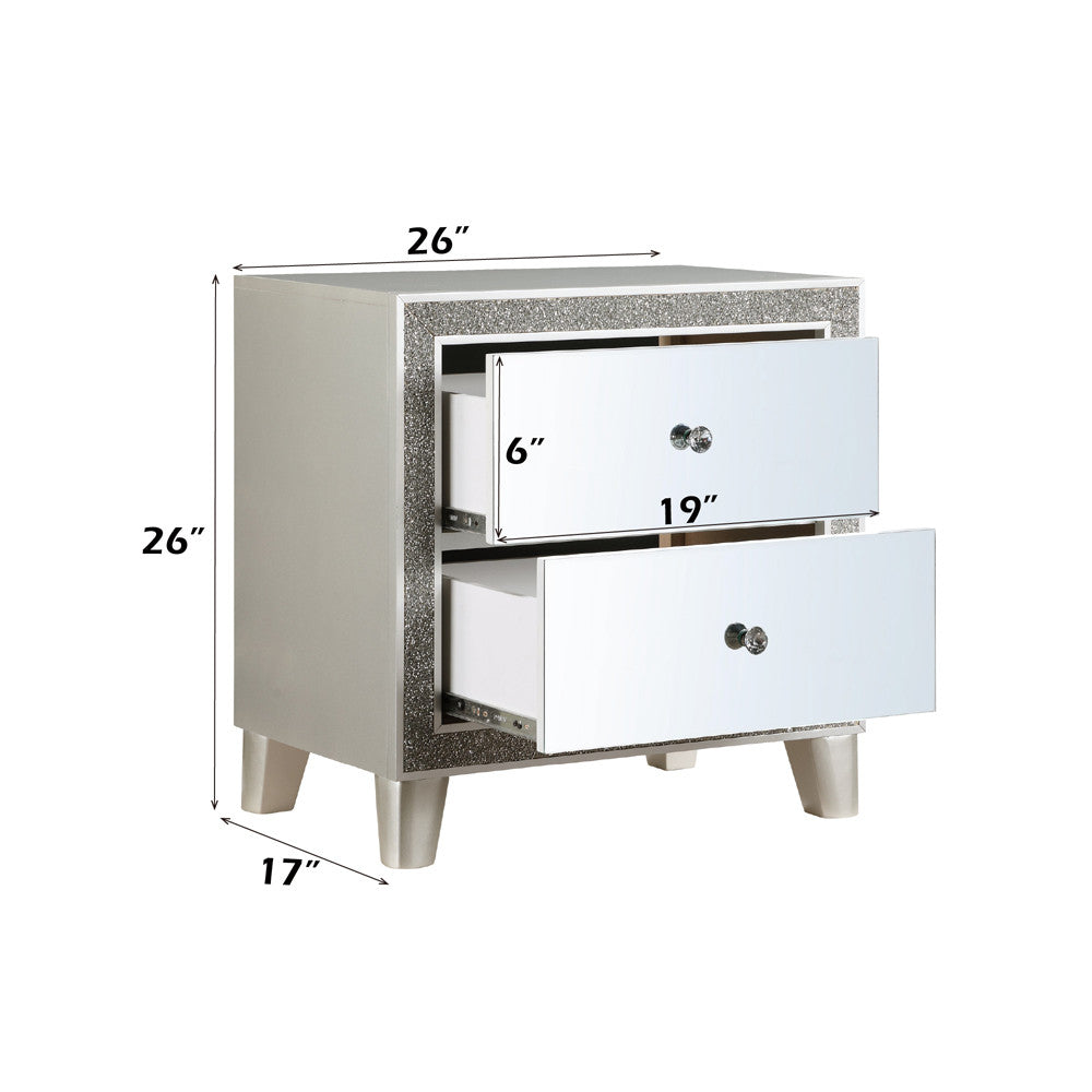 ACME BD00243 Sliverfluff Nightstand  6