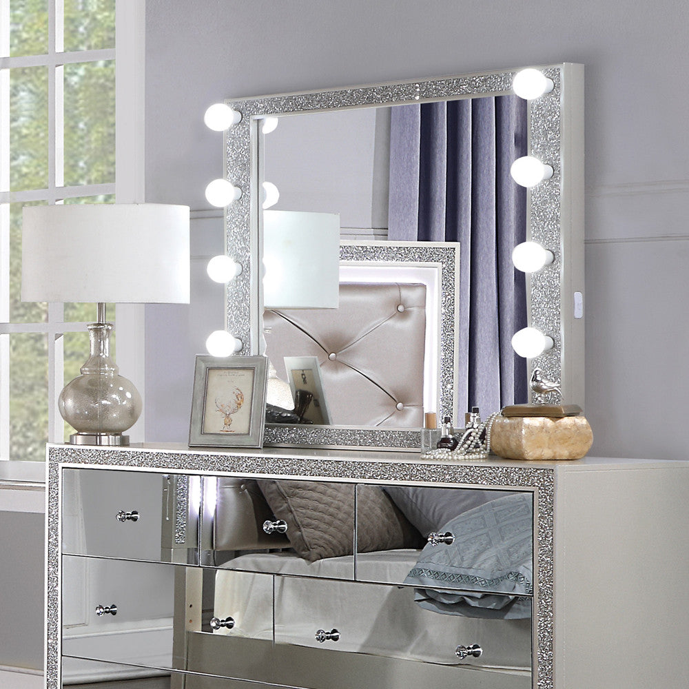 ACME BD00245 Sliverfluff Mirror with Led
