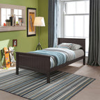 ACME BD00494 Bungalow Navy Blue Twin Bed  6