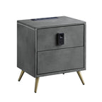 ACME BD00556 Doris Nightstand  1