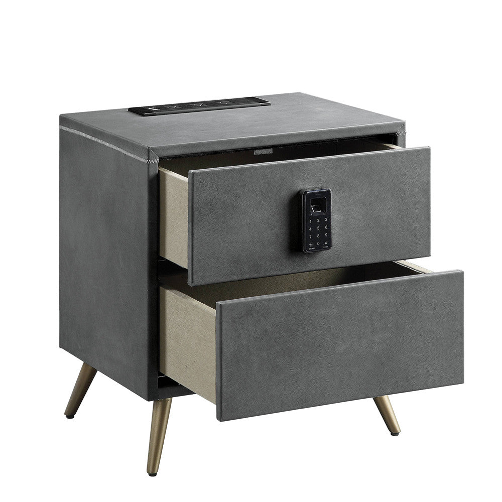 ACME BD00556 Doris Nightstand  4