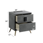 ACME BD00556 Doris Nightstand  7